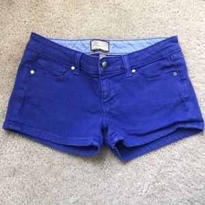 Blue Paige Denim Shorts